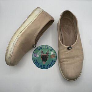 Eileen Fisher Sydney Women's Size 8.5 Leather Sneaker Comfort Shoes Athleisure